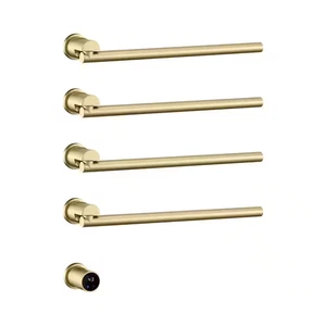 4-Towel Electric Heated Holders Stainless Steel Wall Mounted Plug-Ln and Hardwir - Picture 1 of 9