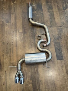 TECHTONICS TUNING STAINLESS  TIGUAN 2.0T 2.5″BORLA RESONATOR & MUFFLER 2009-2016 - Picture 1 of 2