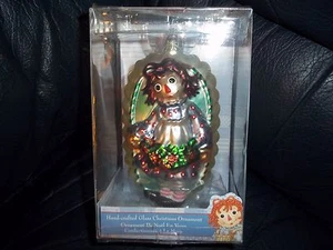 Kurt Adler Raggedy Ann Ornament Hand Crafted Glass NIB - Picture 1 of 4
