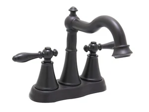 Juego de centro Huntington Sherington de latón W4461249-1 en negro mate - Imagen 1 de 2