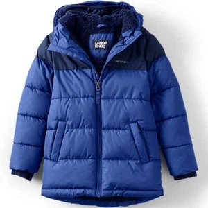 LANDS' END Youth Parka - Royal Cobalt - XS - Picture 1 of 1