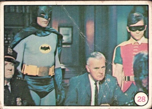 Batman Robin 1966 Topps color #28 mal estado c128 - Imagen 1 de 2
