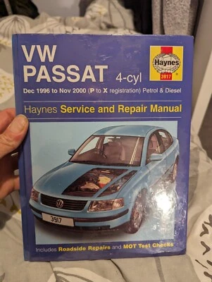 *N.O.S* VW Passat (4-Cyl) 1996-2000 Haynes Workshop Manual - Image 1 of 3