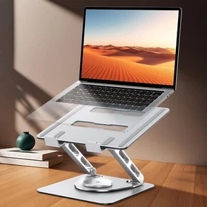 Glangeh Soporte para Portátil Altura Ajustable, Elevador Ergonómico para Portátil Ventilado por Aire - Imagen 1 de 8