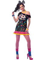 Older Girls 5 Piece Peacock Diva Carnival Fancy Dress Costume Outfit 10-16yrs