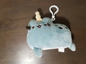 Pusheen the Cat Pusheenimal Narwhal Clip-On Backpack Plush GUND - Picture 1 of 4