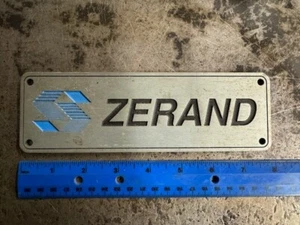 Vintage ZERAND Industrial Tag - Picture 1 of 1