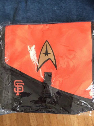 2019 SF GIANTS STAR TREK NIGHT SPECIAL EVENT MESSENGER BAG NEW SEALED Cover