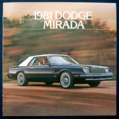 Prospekt brochure 1981 Dodge Mirada (USA) - Изображение 1 из 2