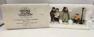 Dept 56 Heritage Village Collection "A Christmas Carol Morning" Set 3 Figuren - Bild 1 von 2