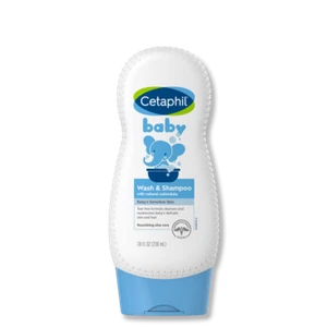Cetaphil Baby Wash Shampoo Face & Body w/ Natural Calendula Tear Free 7.8oz 12Pk - Picture 1 of 2