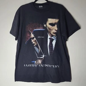 Camiseta Promocional Gem American Psycho Película XL Terror Christian Bale Cult - Imagen 1 de 7