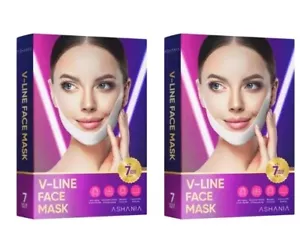 Ashania Double Chin Mask V Line Making Face Mask Double Chin Set Of 2 NIB - Picture 1 of 3