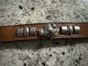 Staffordshire Bull Terrier Handmade Collar & Leash From A&E Collars Of England! - Picture 1 of 7