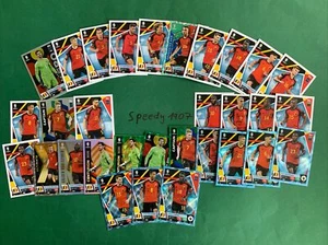 Topps Match Attax UEFA Euro 2024 Germany all 31 Cards Belgium Emerald De Bruyne - Picture 1 of 1