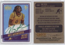 2021-22 Onyx Vintage Green Ink Auto /50 Naz Reid #VANR Auto