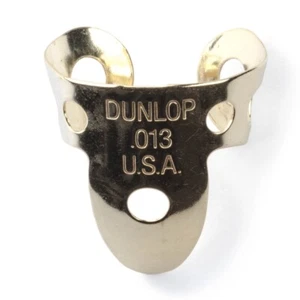 Dunlop Fingerpicks 37R013 Brass 0.013" For Guitar, Banjo Packs of 1 to 12 - Picture 1 of 2