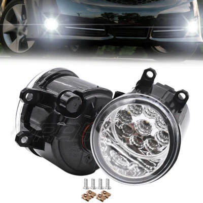 Pair Front Clear Lens LED Bumper Fog Light 6000K For LEXUS RX350 2010-2013 - Image 1 of 4
