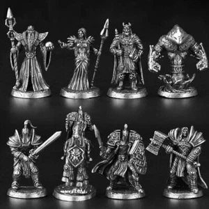 Metal Warcraft Game Figure Model Board Chess Mini Statue Collectible Board Game - Picture 1 of 37