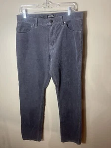Michael Kors Men's Corduroy Pants Size 32x32 Gray Tailored Fit - Picture 1 of 11