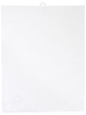 Plastic Canvas Sheet - 7 Mesh - 13.5 x 10.5" or 3" plastic canvas Heart Shapes - Image 1 of 4