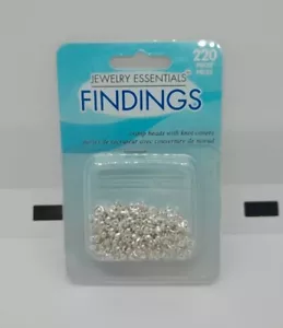 Brandneu SCHMUCK ESSENTIALS FUNDSTÜCKE Quetschperlen mit Knotenhüllen 220 Teile - Bild 1 von 2