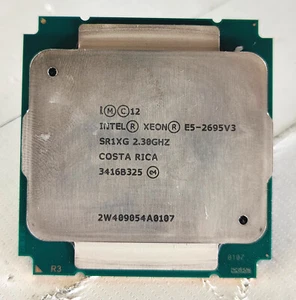 Intel Xeon E5-2695 v3 14-Core 35MB 120W FCLGA2011-3 64-bit SR1XG CPU Processor - Picture 1 of 2