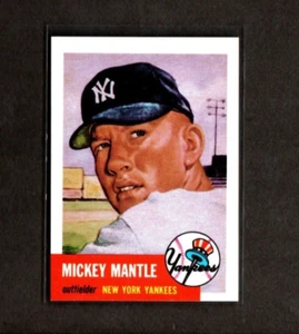1991 Topps Archives '53 Topps Mickey Mantle Blank Back #82 [Mint] - Bild 1 von 2