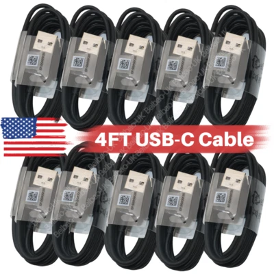 Fast Charger Cord For Samsung Galaxy S20 S21 S22 USB Type C Data Charging Cable - Image 1 of 4