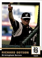 2005 Birmingham Barons Grandstand #4 Richard Dotson Richmond Ohio Baseball Card