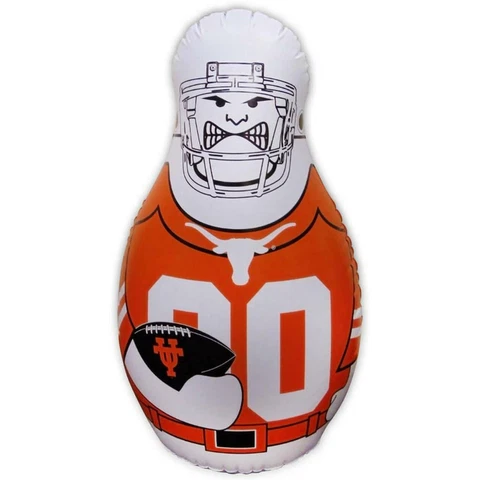 Texas Longhorns Tackle Buddy Inflatable Punching Bag [NEW] NCAA Bop Balloon Cover