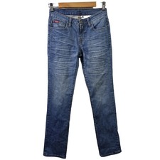 Lee Cooper Mens Jeans Size 28W 28L Tapered Slim Fit Light Blue Denim