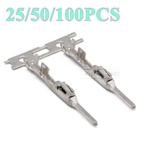 TE AMP 0.64/025 Conector Crimpado Macho Enchufe Pin Terminales Contacto 1674742-1 - Imagen 1 de 3