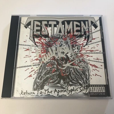 TESTAMENT Return To The Apocalyptic City (CD 1993 Atlantic) signiert signed TOP! - Bild 1 von 4