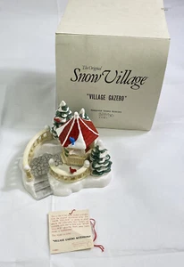 Dept 56, The Original Snow Village,"Village Gazebo" #5146-2 w/ Sleeve & Box - Picture 1 of 8