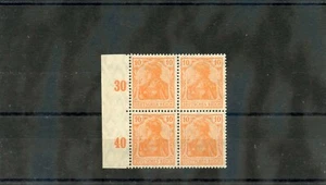 ALEMANIA Sc 119 (MI 141)**EN MUY BUEN ESTADO NH 1920 10pf ROJO NARANJA + 10pf AMARILLO ORG, 4 NEGROS $15 - Imagen 1 de 1