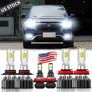 For Honda Cr-V CRV 2015 2016 2017 2018 2019 LED Headlight Hi/Lo+ Fog Light Bulbs - Bild 1 von 12