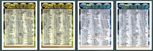Topps 2000 Serie 1 Und 2 Checklisten Neuwertig - Bild 1 von 2