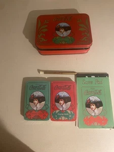 vintage coca cola playing cards sealed and completely original - Picture 1 of 5