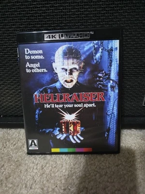 Hellraiser 1 4k UHD Blu Ray 2024 Arrow Video EX OOP W/Insert REGION FREE - Image 1 of 4