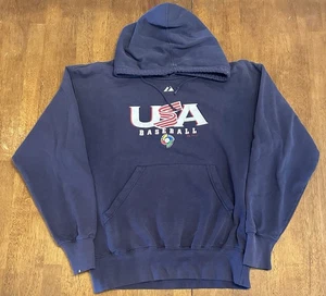 World Baseball Classic WBC 2006 Team USA Hoodie Sweatshirt Large Vintage - Picture 1 of 8