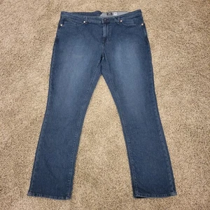 Volcom Vorta Slim Straight Fit Jeans Men's 38 Blue Denim Skate Streetware Y2K - Picture 1 of 14