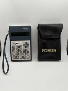 FOROS 86M Taschenrechner mit VFD-Display – 70er/80er Retro-Design - Afbeelding 1 van 7