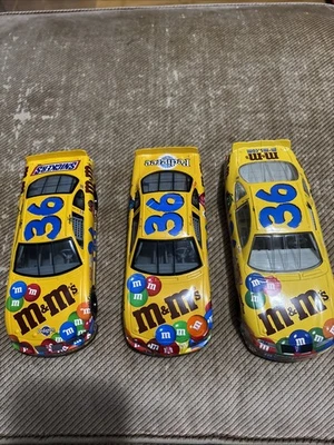 Vintage M&M’s NASCAR Display Cars Lot of 3 Race Cars Car #36 - Image 1 of 4