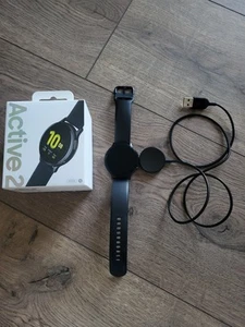 Samsung Galaxy Watch Active2 44mm aluminiowa obudowa z paskiem sportowym - czarna... - Zdjęcie 1 z 13