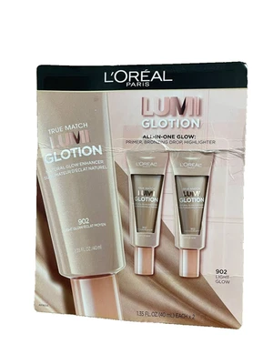 L'Oreal Paris True Match Lumi Glotion Natural Glow Enhancer Light 1.35 oz x 2 - Image 1 of 4