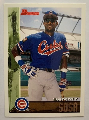 1995 Bowman #372 Sammy Sosa Cubs - Image 1 of 2