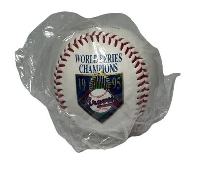 Vintage 1995 World Series Commemorative Baseball World Champions Atlanta Braves - Image 1 of 4