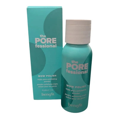 Benefit Cosmetics POREfessional WOW Polish Pore Exfoliating Powder, New (1.5 oz) Foto 1 de 4