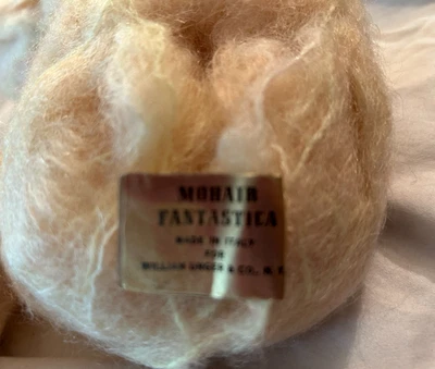Vtg Unger Couture Lot of 6 Fantastica Yarn Mohair Blend 6+oz,  173 g Tan hues - Image 1 of 4